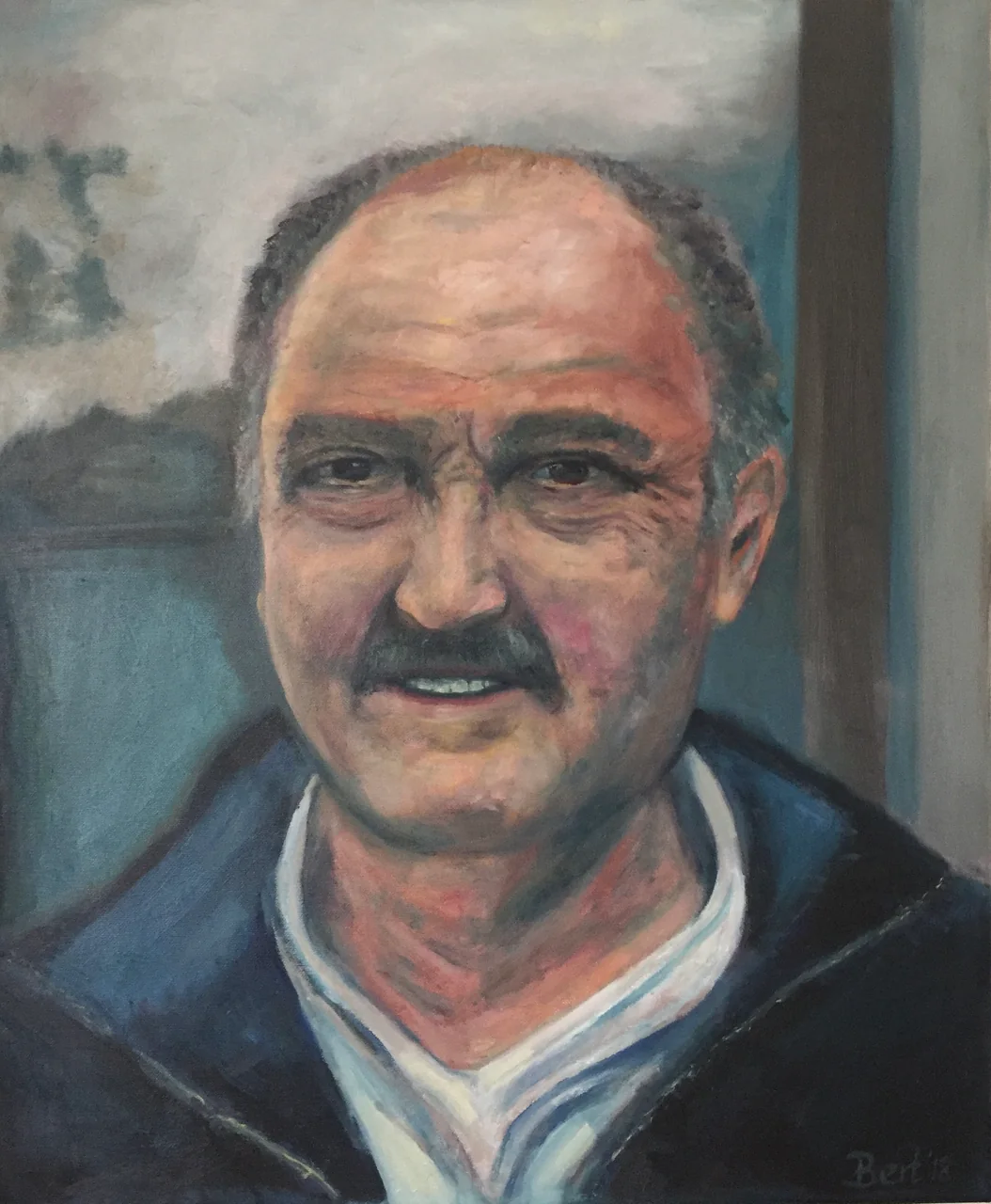 Schilderij: Zelfportret Bert