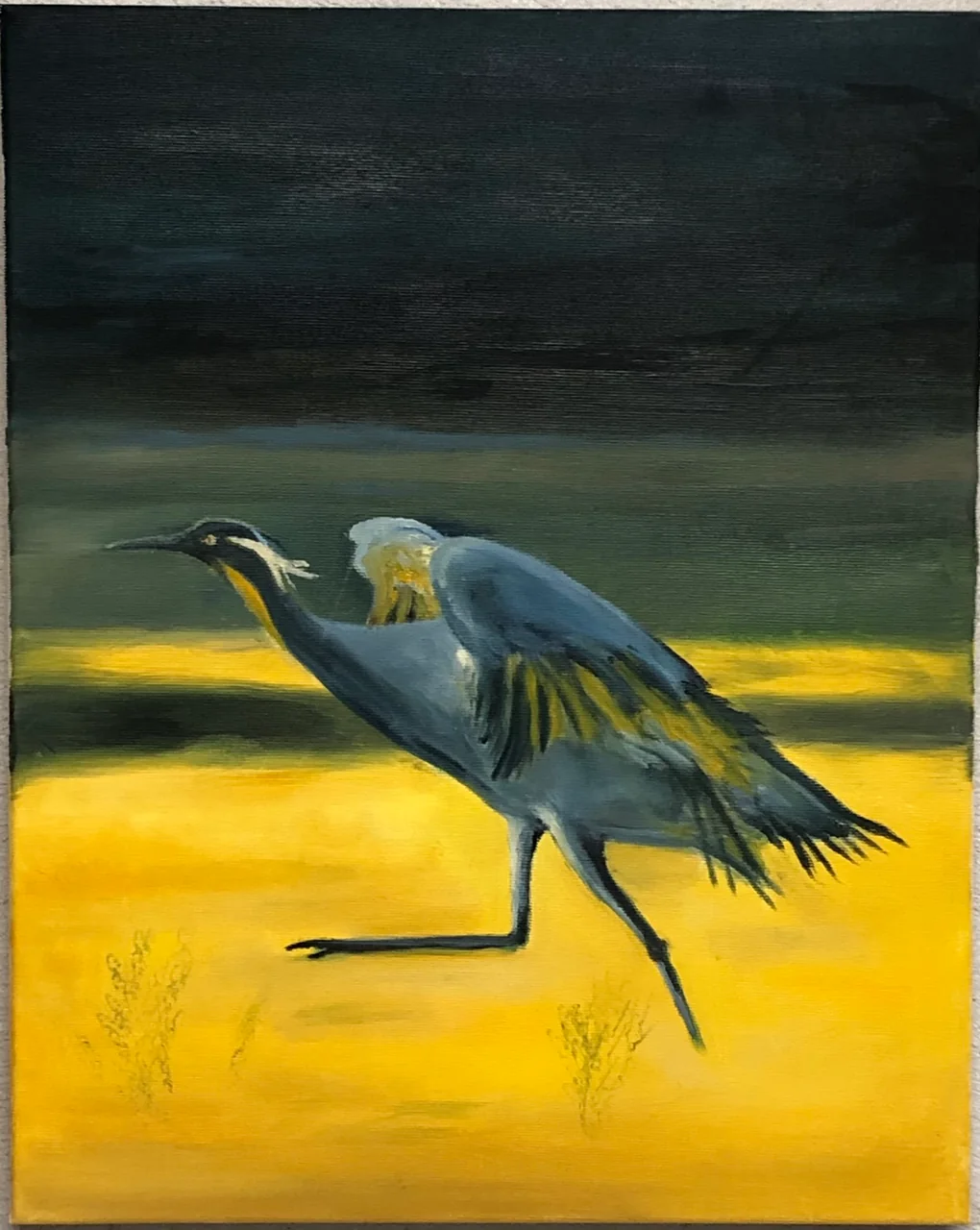 Schilderij: Kraanvogel