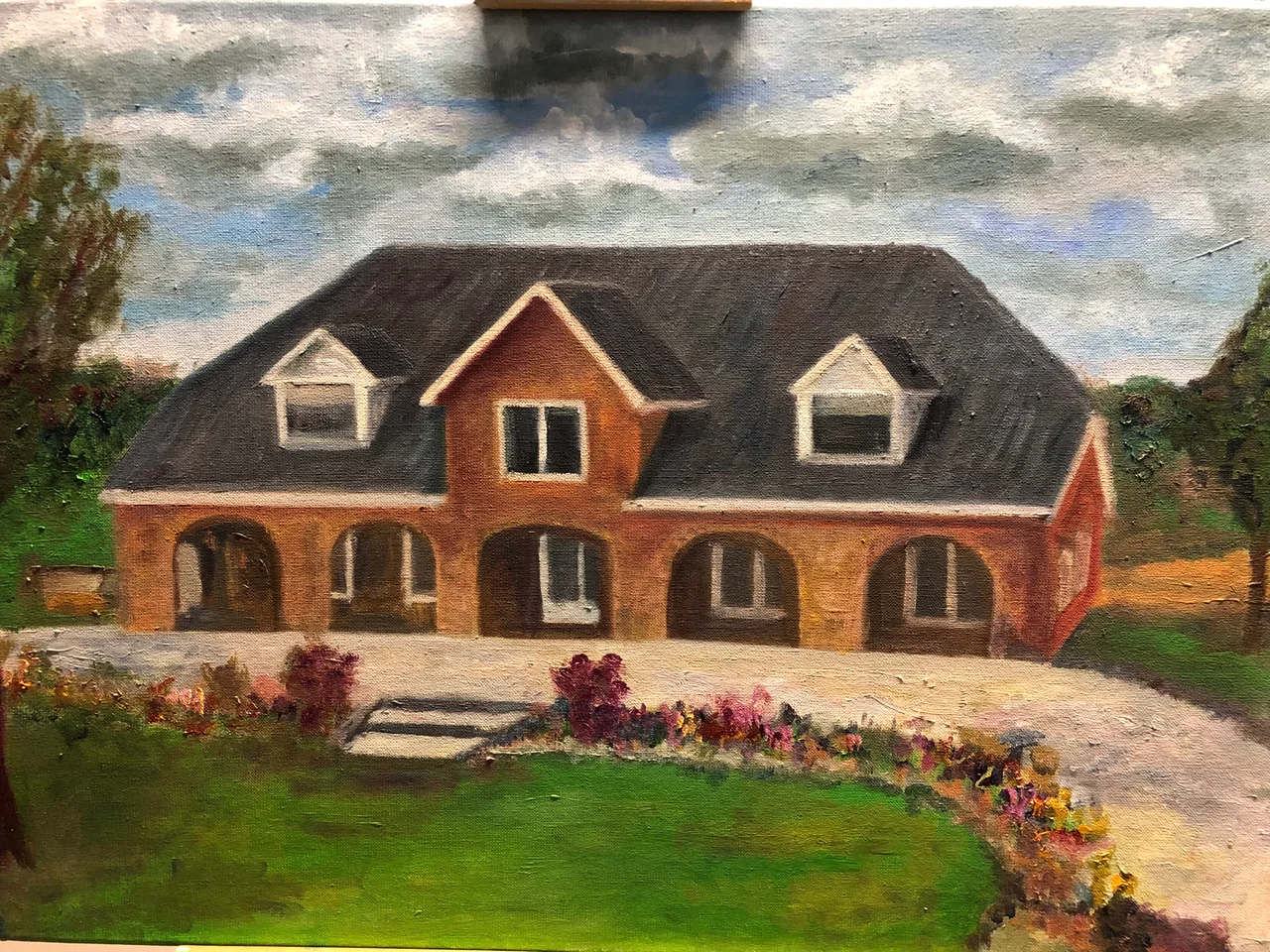 Schilderij: Damhuis Hill