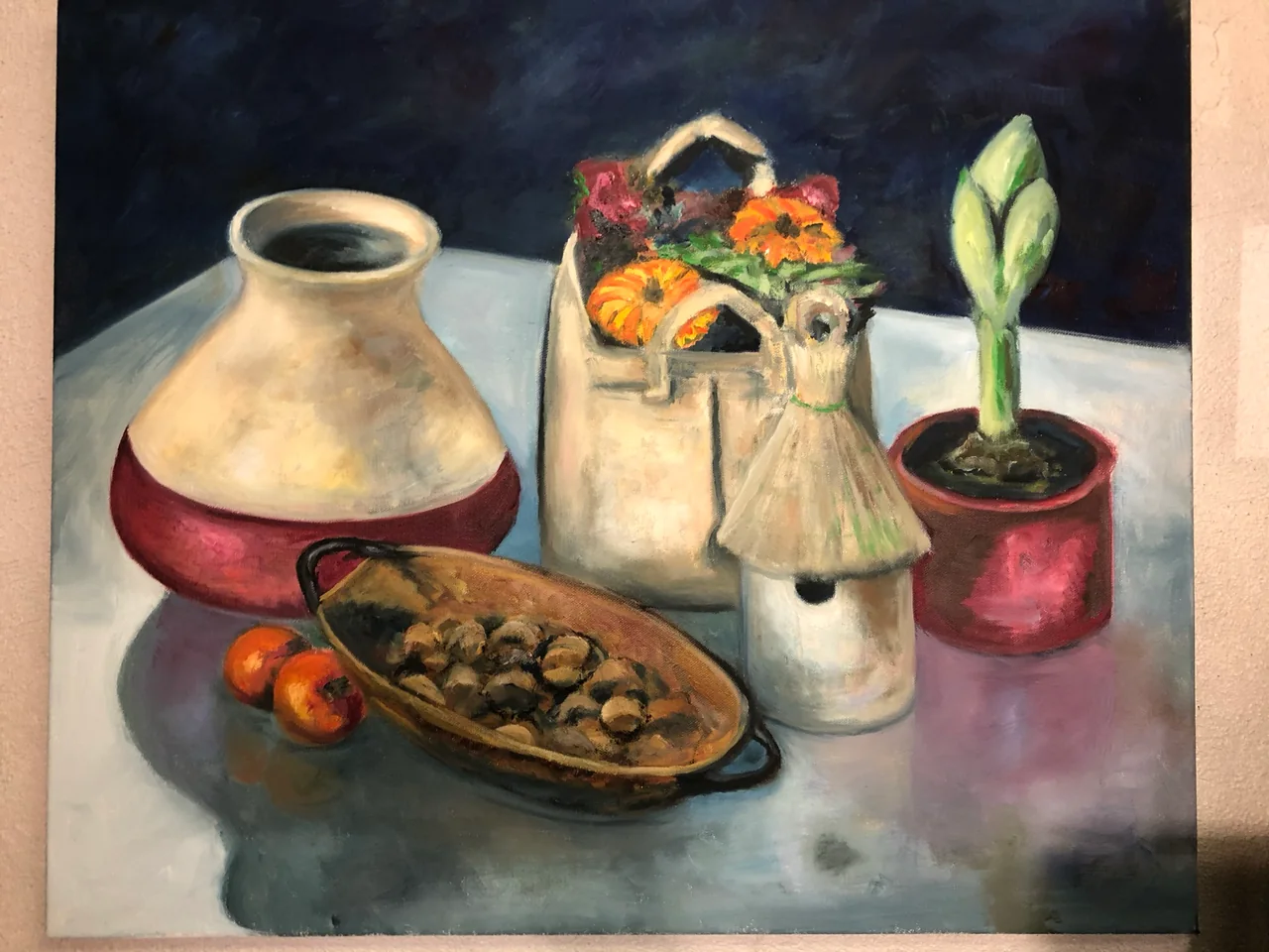 Studie en schilderproces