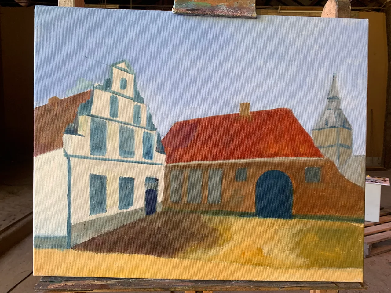 Schilderij: Michoriushuis en Koetshuis, Oldenzaal