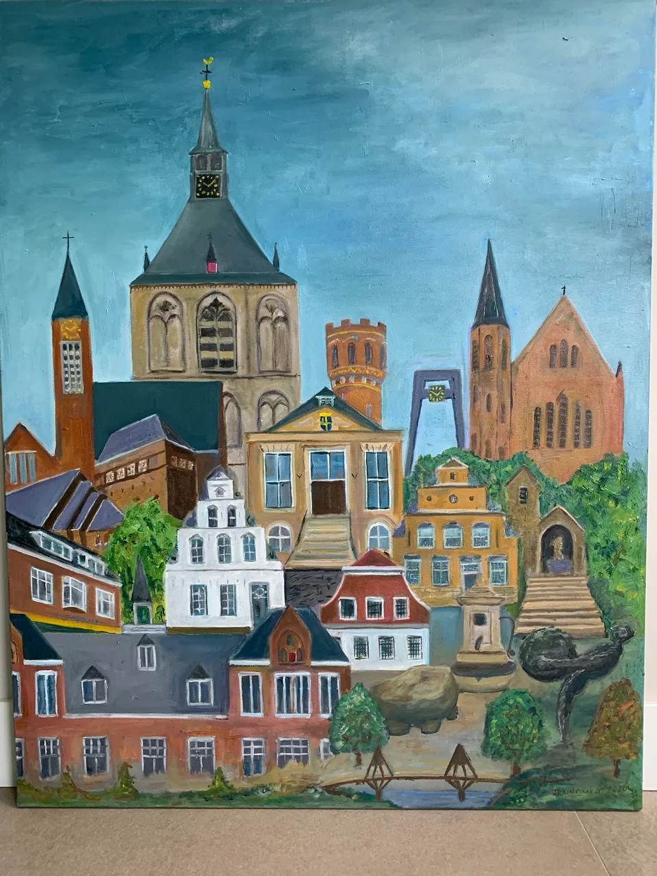 Schilderij: Oldenzaal in beeld
