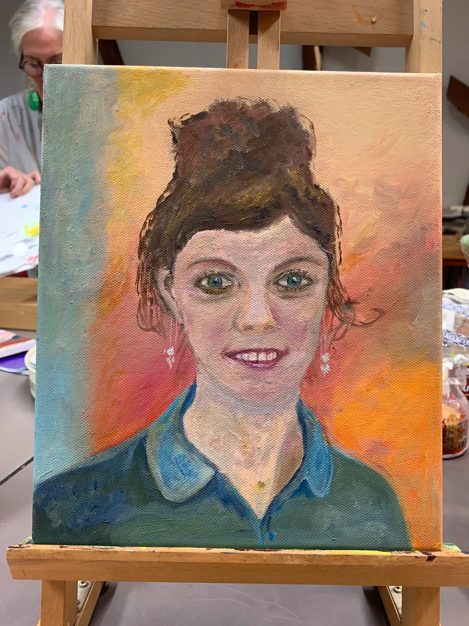 Studie en schilderproces