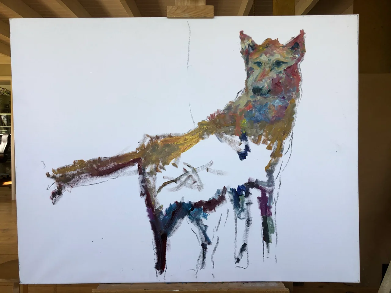 Van schets naar schilderij